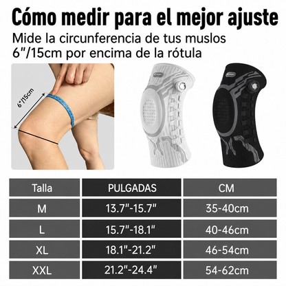 Alveley - Knee brace with lateral adjustment dial